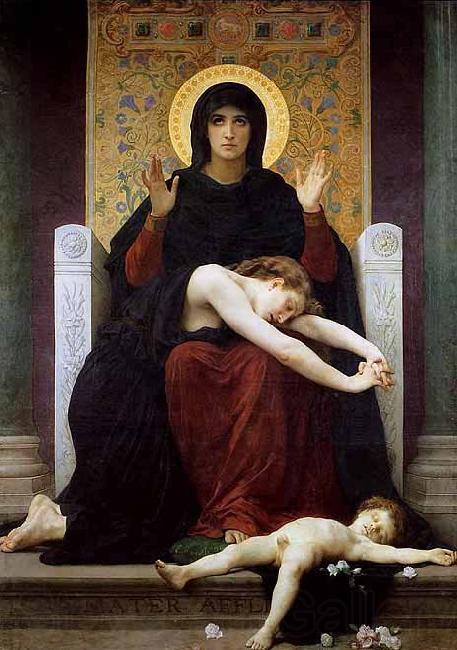 William-Adolphe Bouguereau The Virgin of Consolation